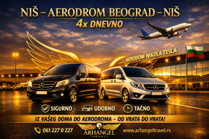 Niš – Aerodrom Beograd – Niš 4x dnevno